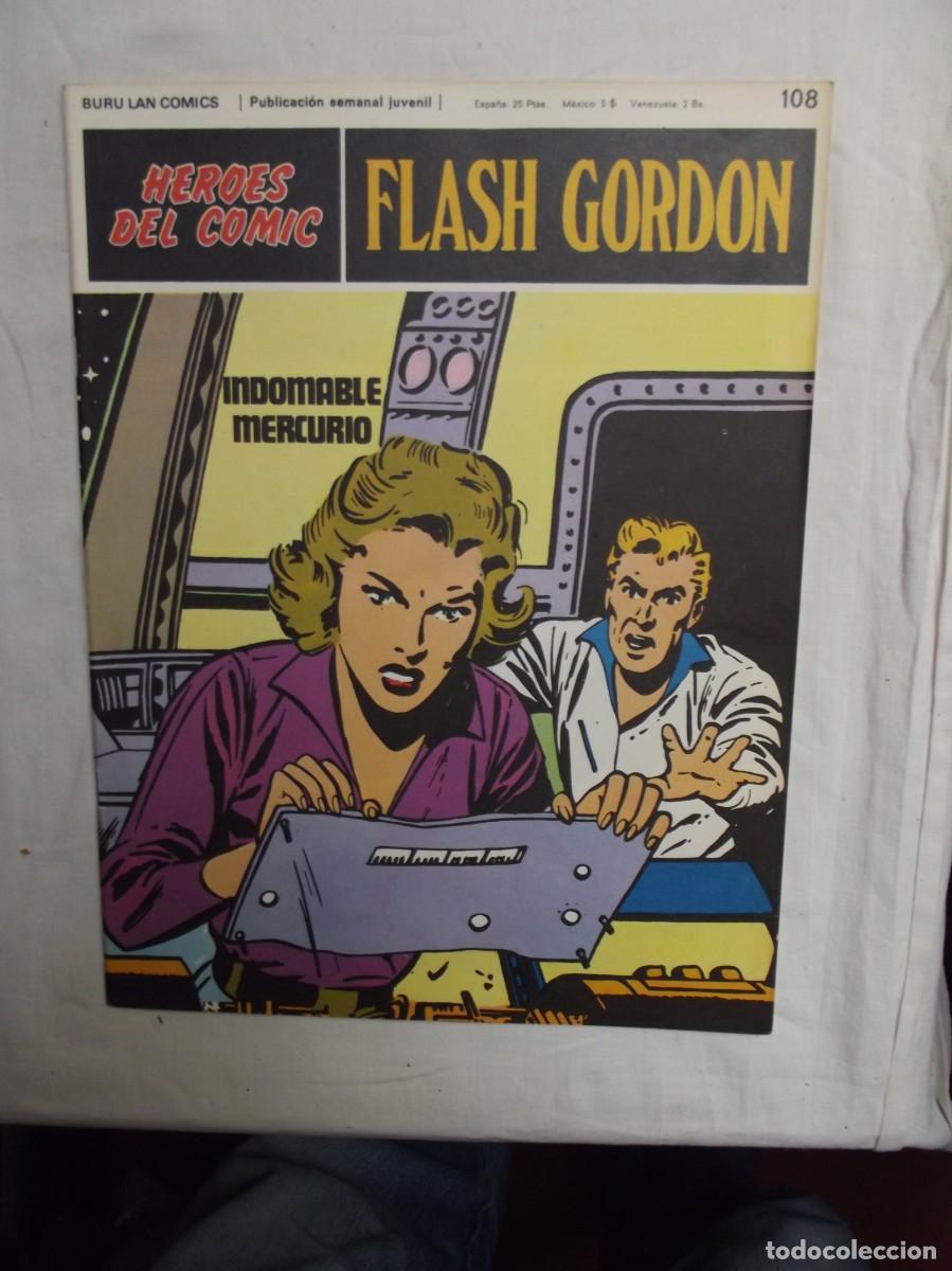 C&oacute;mics: FLASH GORDON N&ordm; 108 INDOMABLE MERCURIO ( BURU LAN COMICS )