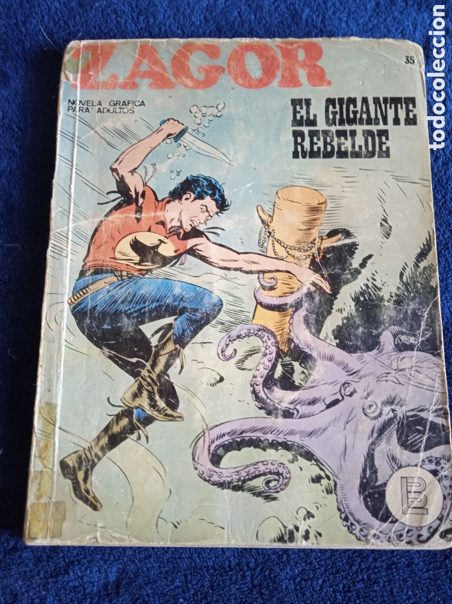 C&oacute;mics: ZAGOR N&ordm; 35 EL GIGANTE REBELDE - edita : BURU LAN