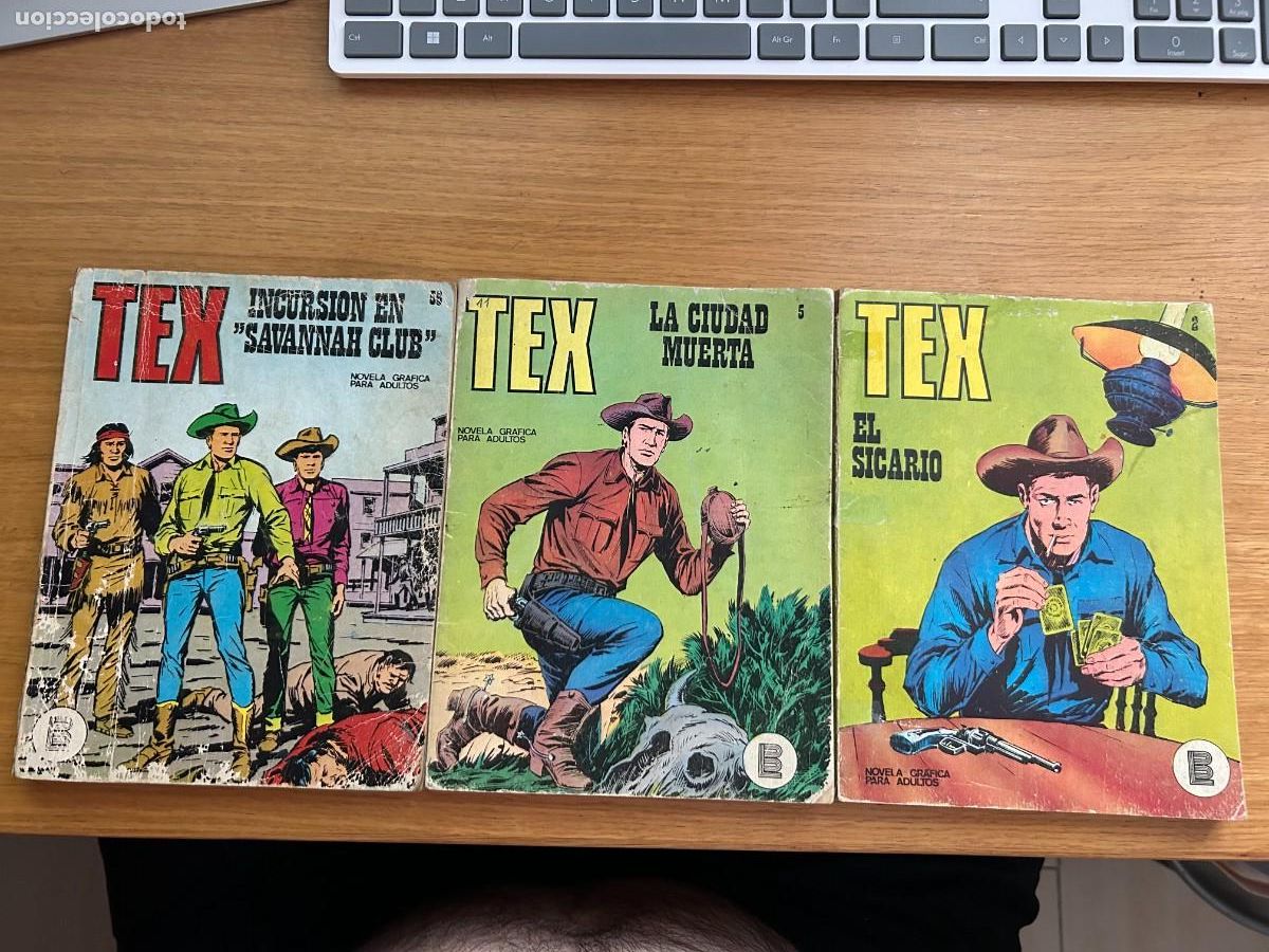 Comics: Tex burulan lote numeros 2,5 y 55