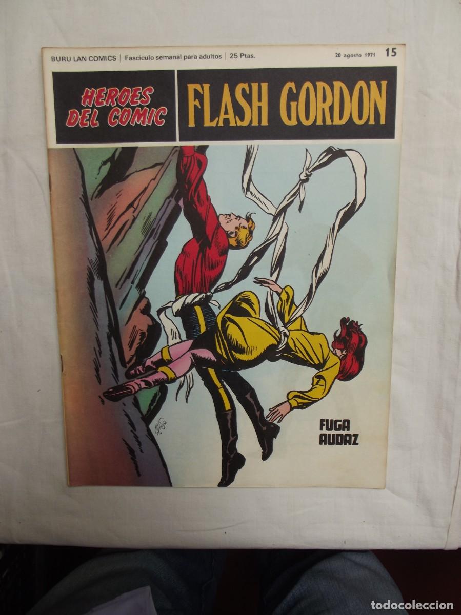 C&oacute;mics: FLASH GORDON N&ordm; 15 FUGA AUDAZ ( BURU LAN COMICS )