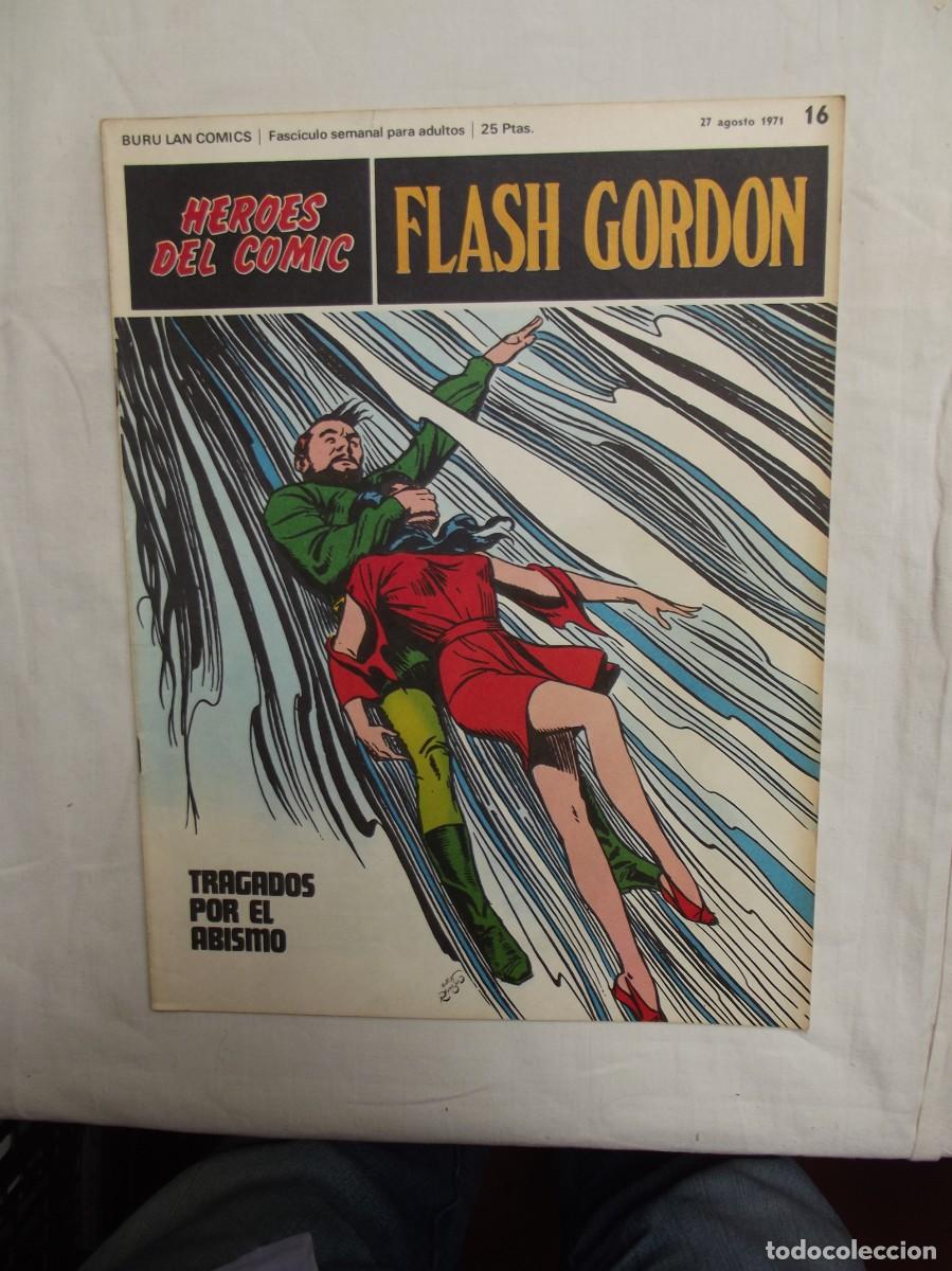C&oacute;mics: FLASH GORDON N&ordm; 16 TRAGADOS POR EL ABISNO ( BURU LAN COMICS )