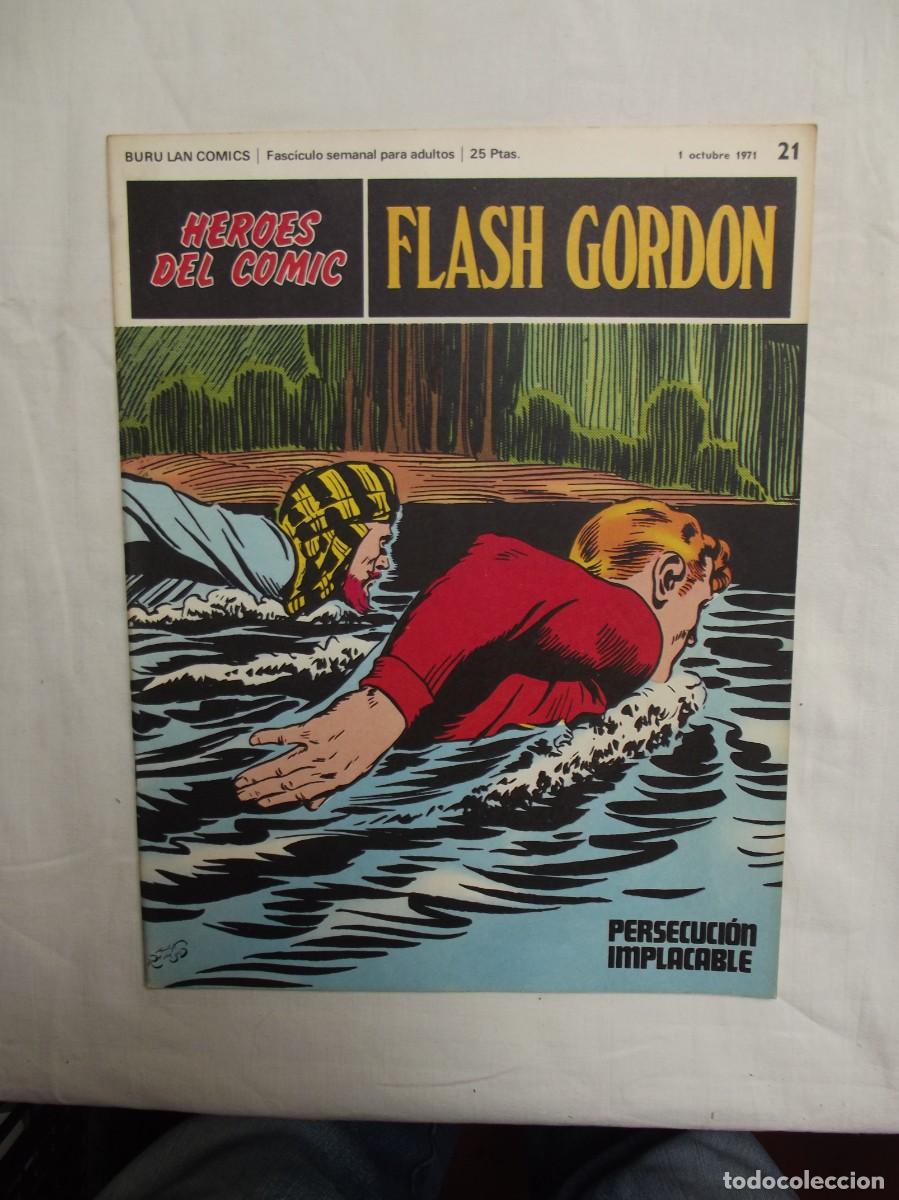 C&oacute;mics: FLASH GORDON N&ordm; 21 PERSECUCION IMPLACABLE ( BURU LAN COMICS ) - Foto 1