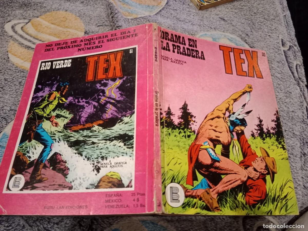 Comics: TEX N&ordm; 50 DRAMA EN LA PRADERA - BURULAN EDICIONES 1972