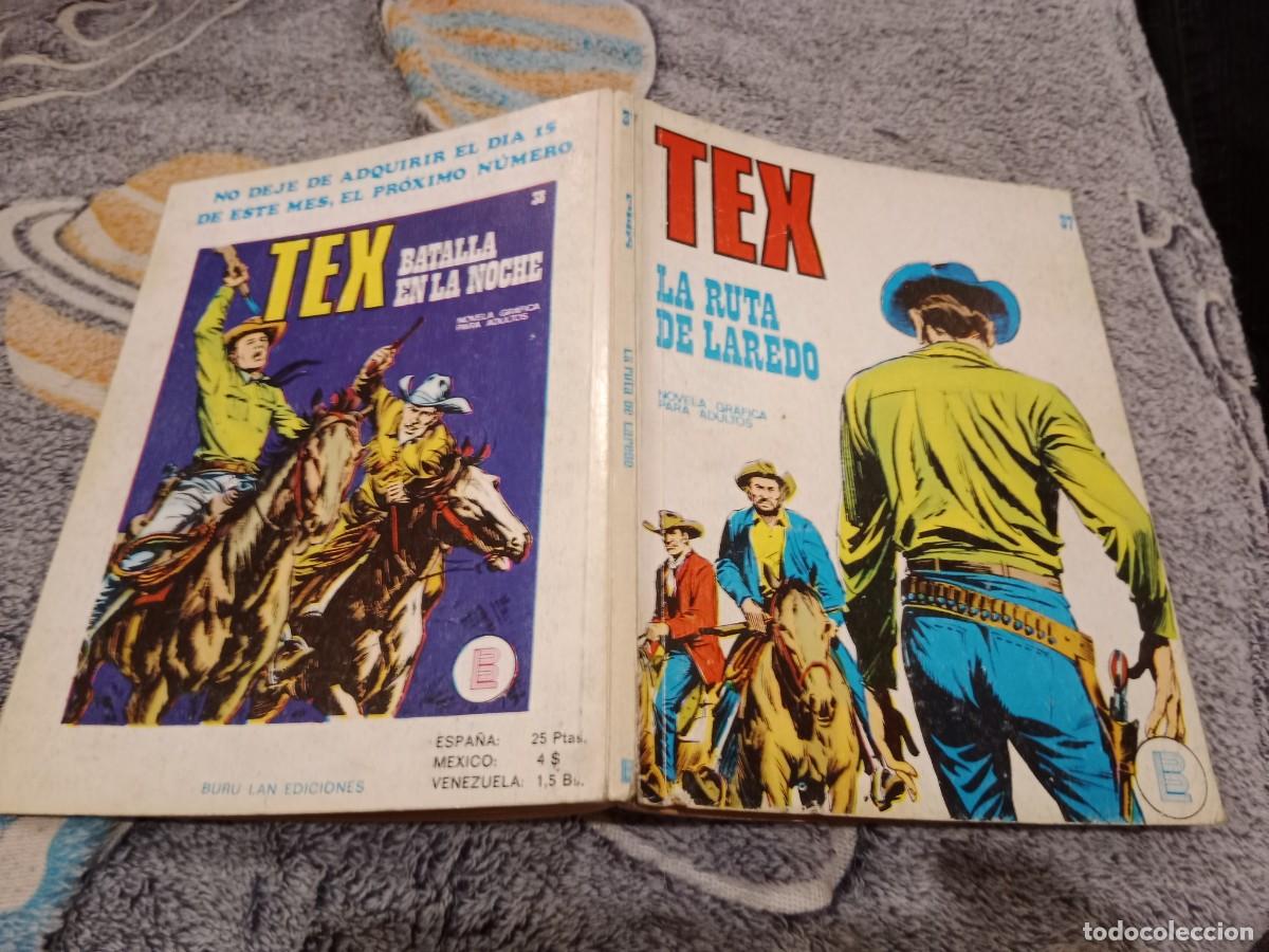 C&oacute;mics: TEX N&ordm; 37 LA RUTA DE LAREDO - BURULAN EDICIONES 1972