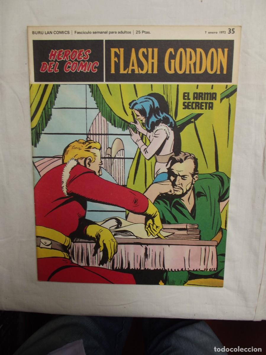 C&oacute;mics: FLASH GORDON N&ordm; 35 EL ARMA SECRETA ( BURU LAN COMICS ) - Foto 1
