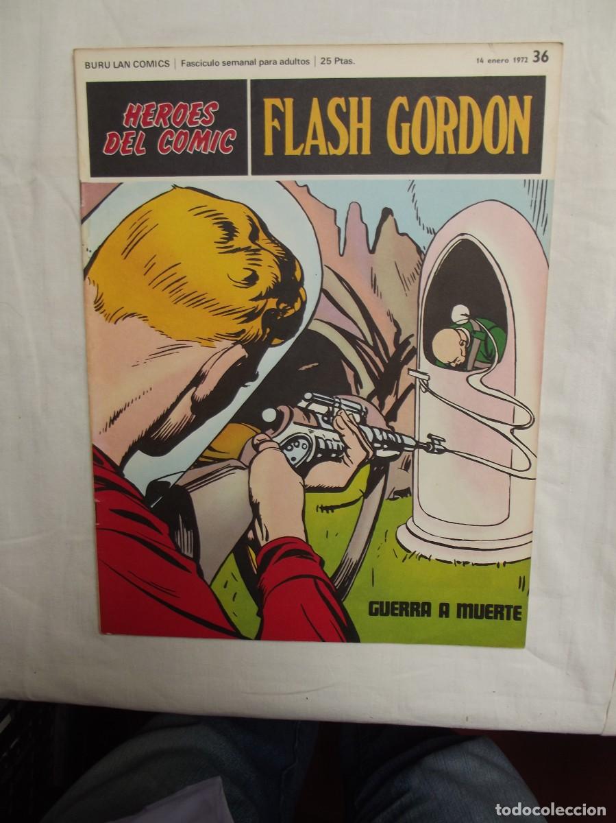 C&oacute;mics: FLASH GORDON N&ordm; 36 GUERRA A MUERTE ( BURU LAN COMICS ) - Foto 1