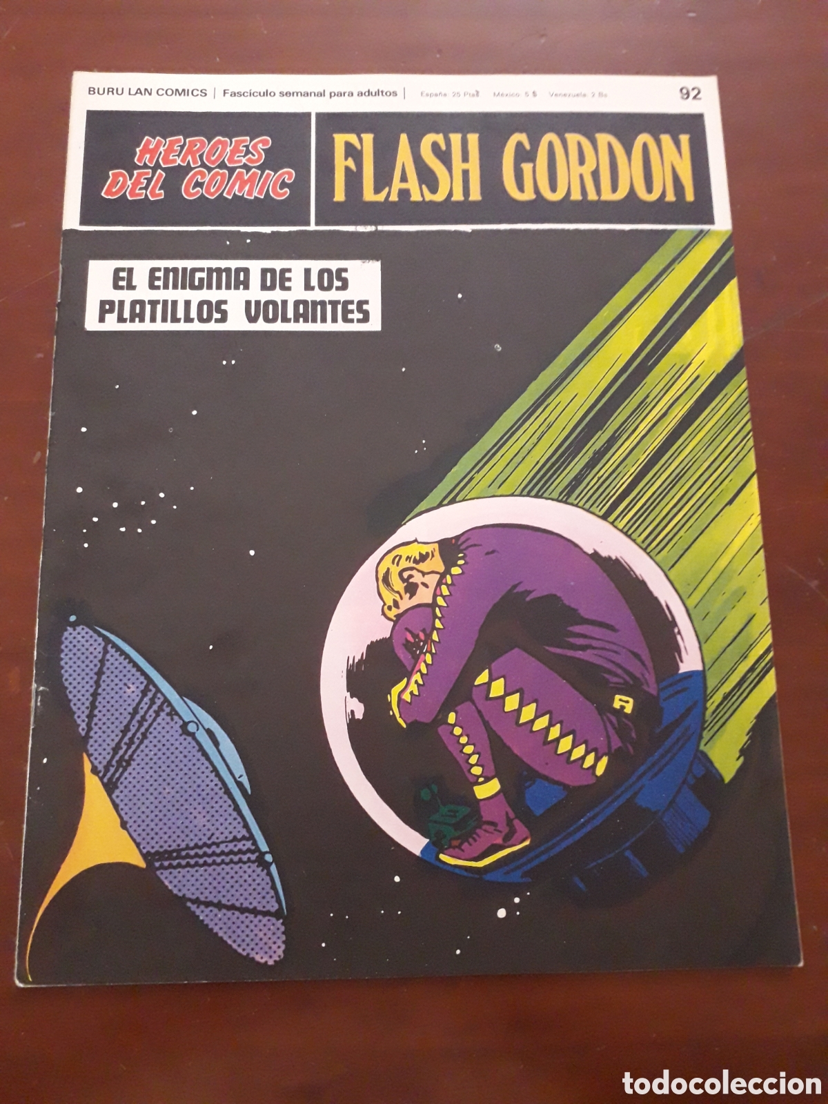 Comics: FLASH GORDON N&Uacute;MERO 92. EL ENIGMA DE LOS PLATILLOS VOLANTES