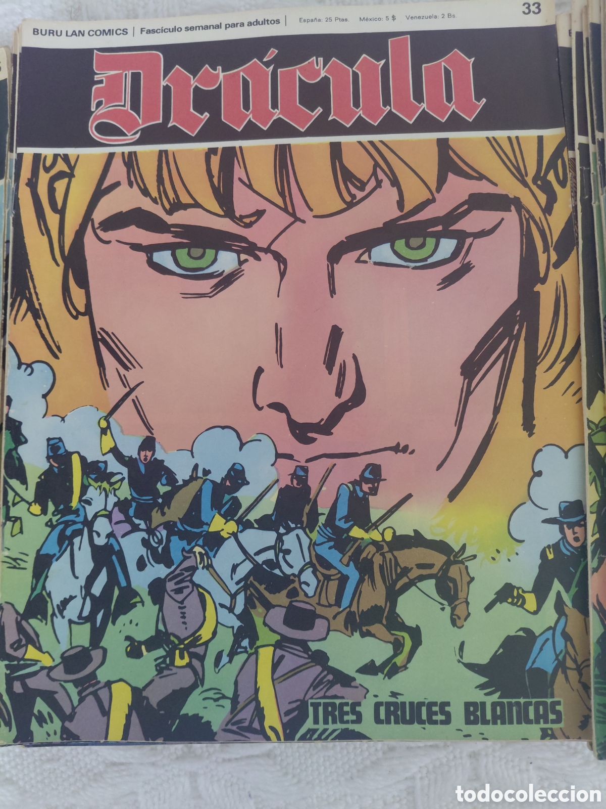 C&oacute;mics: 1971 Dracula cuadernos 25 al 60 Burulan buen tama&ntilde;o sin cortar