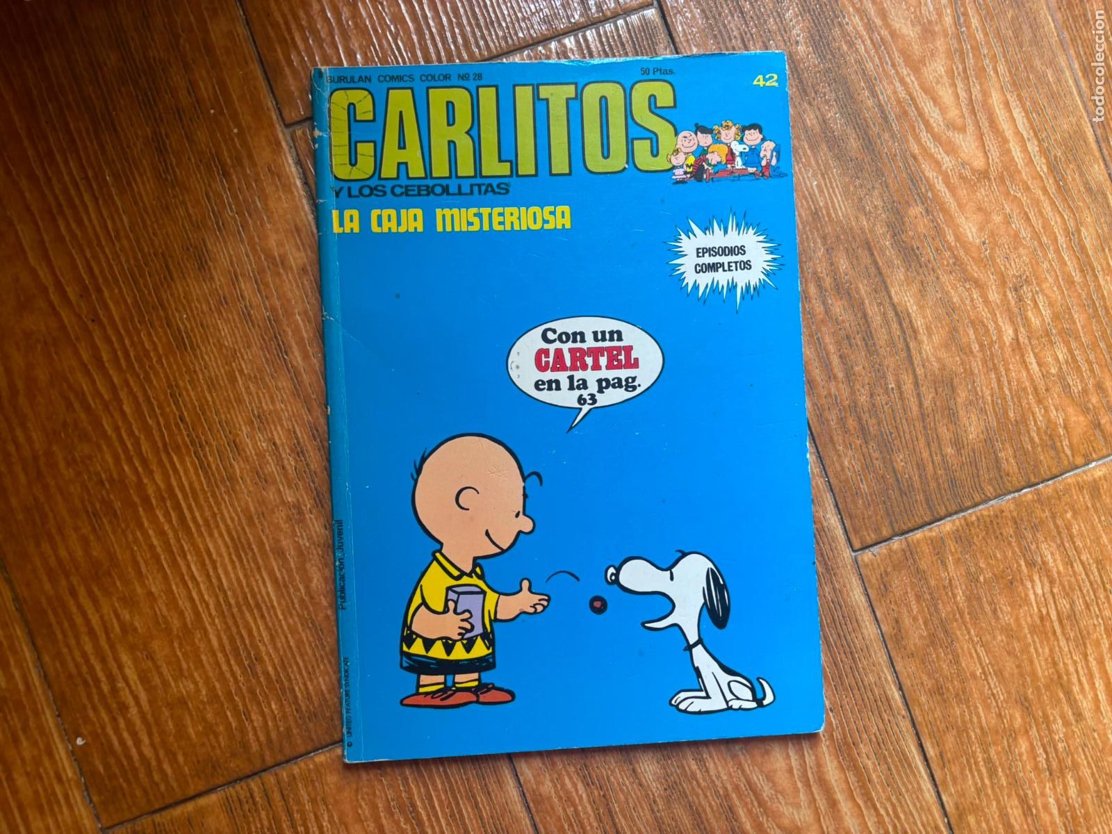 C&oacute;mics: CARLITOS SNOOPY Y LOS CEBOLLITAS N&ordm; 42 BURULAN BURU LAN 1971