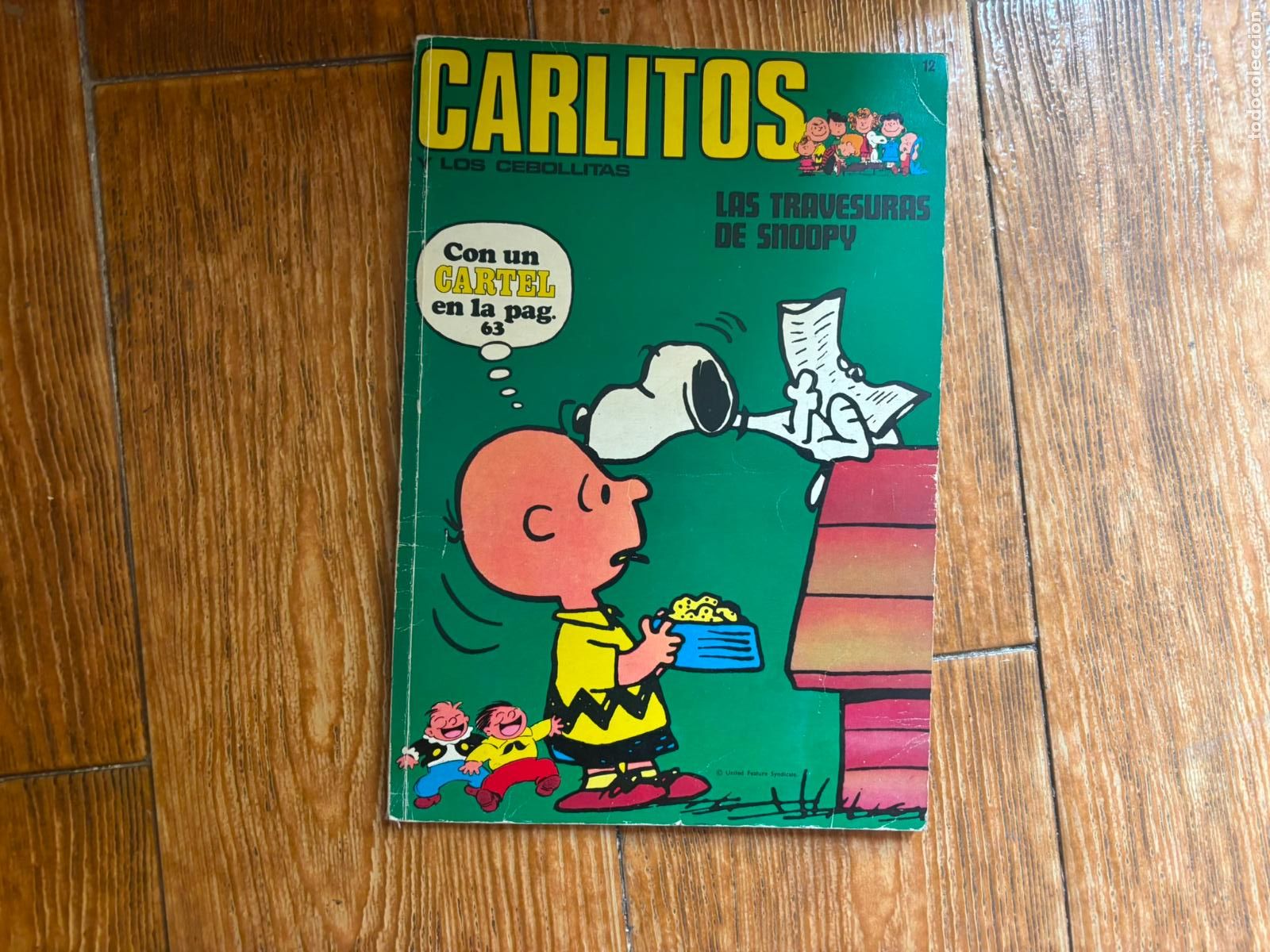 C&oacute;mics: CARLITOS SNOOPY Y LOS CEBOLLITAS N&ordm; 12 BURULAN BURU LAN 1971