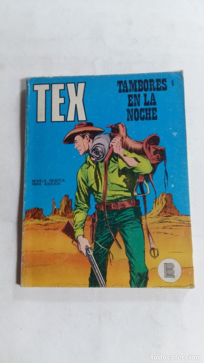 C&oacute;mics: Tex, N&deg;4, Tambores en la Noche, Buru Lan Ediciones