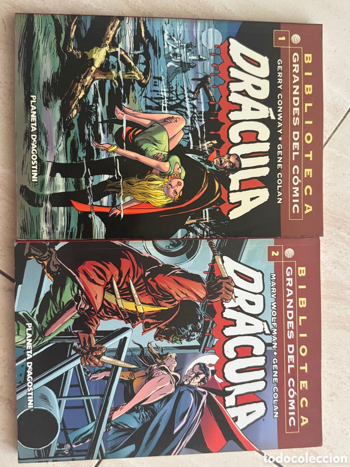 C&oacute;mics: Dr&aacute;cula Tomos 1 y 2 (2003) &ndash; Biblioteca Grandes del C&oacute;mic &ndash; Planeta DeAgostini &ndash; Lote