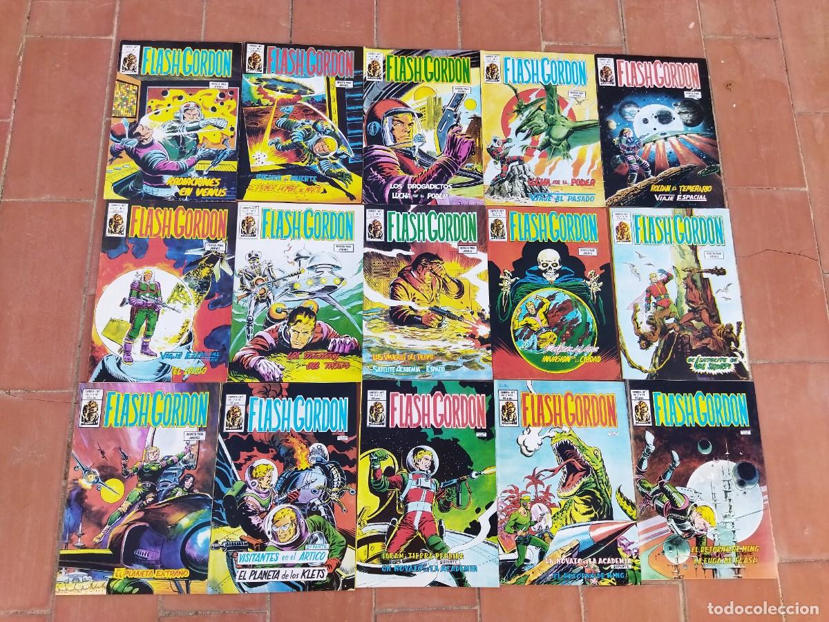 C&oacute;mics: lote de 23 comics FLASH GORDON vol 2 vertice n&ordm; del 1 al 10 18- del 31-al 39 41-42-43 como nuevos