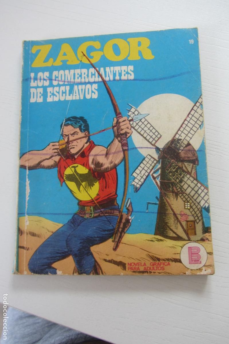 C&oacute;mics: ZAGOR N&ordm; 19, LOS COMERCIANTES DE ESCLAVOS, EDITA BURU LAN ARX379