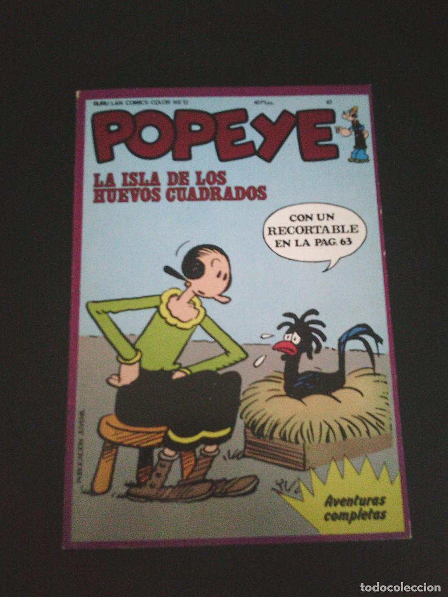 C&oacute;mics: POPEYE - NUMERO 40 - LA ISLA DE LOS HUEVOS CUADRADOS - BURU LAN - MUY BUEN ESTADO - CJ 253