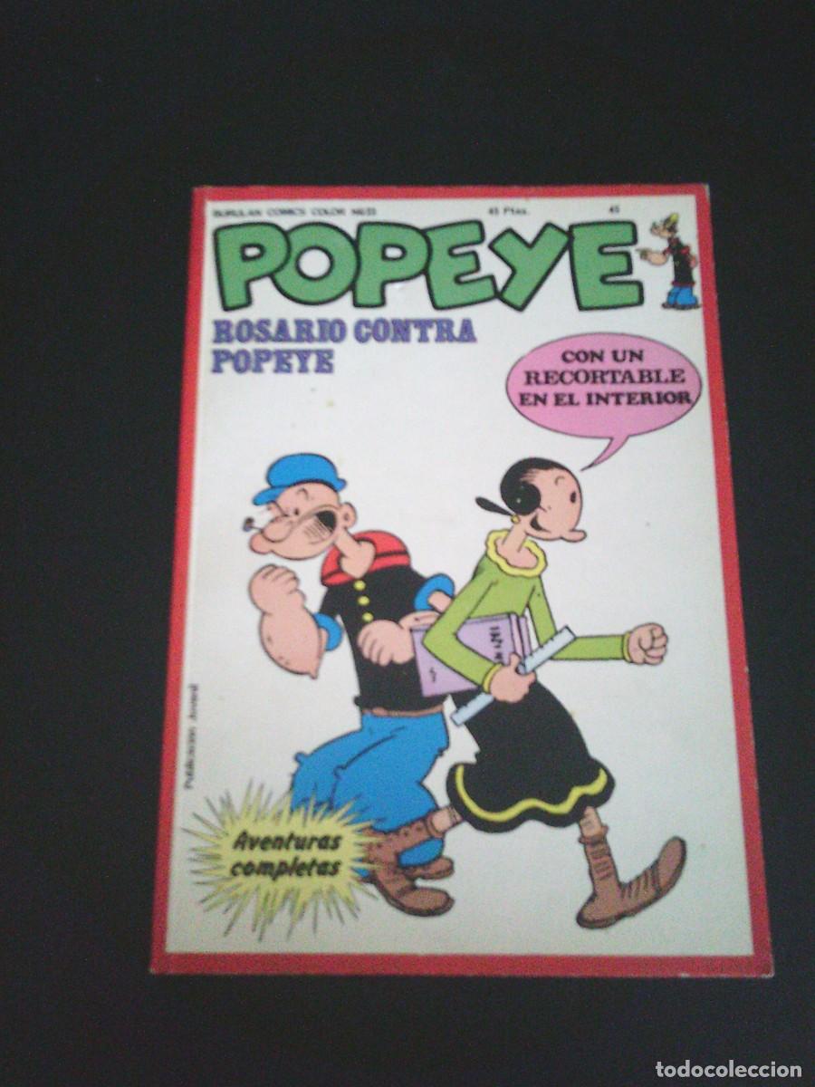 C&oacute;mics: POPEYE - NUMERO 45 - ROSARIO CONTRA POPEYE - BURU LAN - MUY BUEN ESTADO - CJ 253