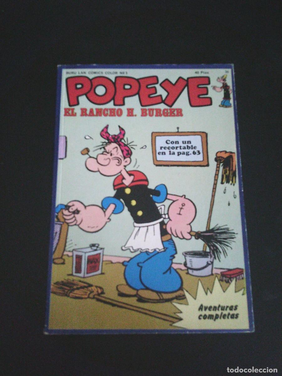 C&oacute;mics: POPEYE - NUMERO 5 - EL RANCHO H. BURGER - BURU LAN - MUY BUEN ESTADO - CJ 253