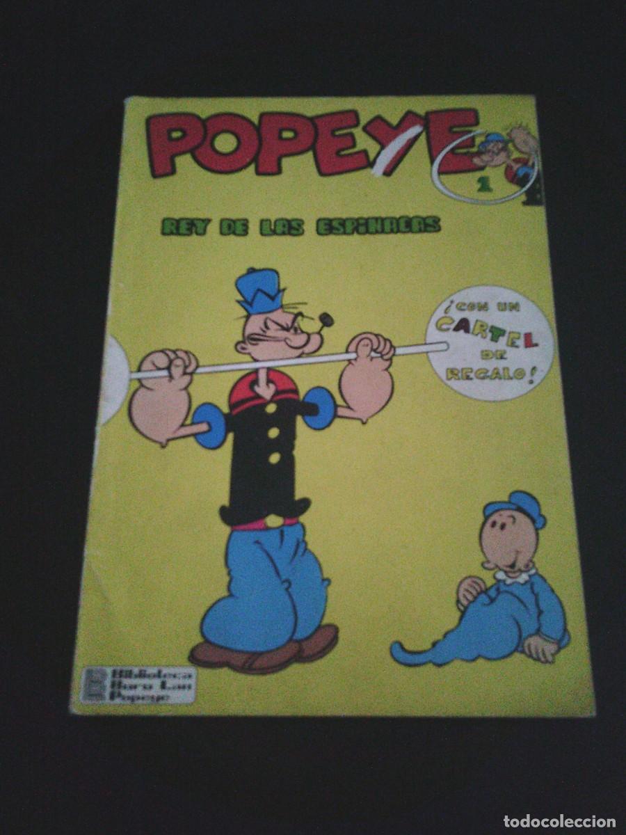 C&oacute;mics: POPEYE EL MARINO -NUMERO 1 - REY DE LAS ESPINACAS - BUEN ESTADO - BURU LAN -CJ 253