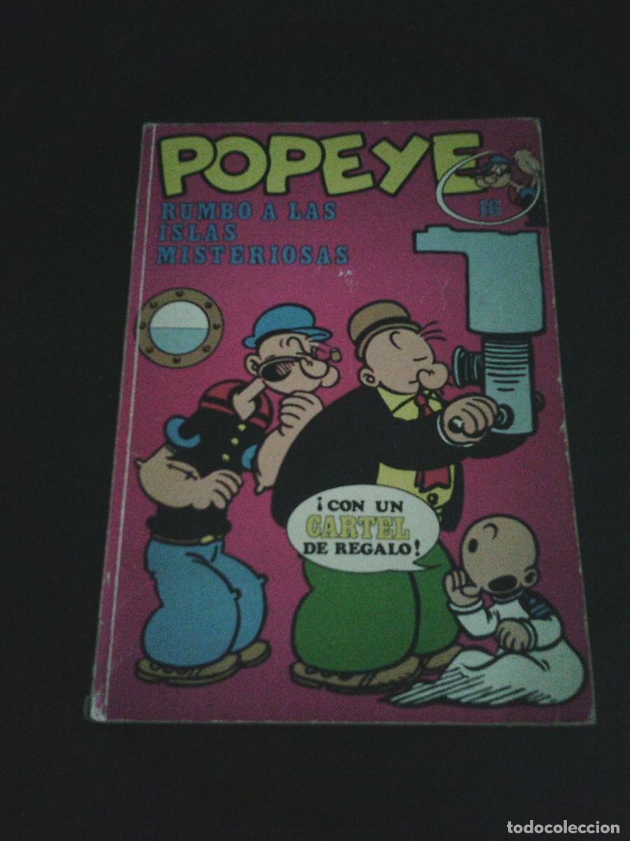 C&oacute;mics: POPEYE EL MARINO -NUMERO 16 - RUMBO A LAS ISLAS MISTERIOSAS - BURU LAN -CJ 253