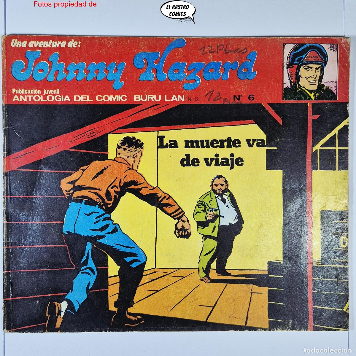 C&oacute;mics: Johnny Hazard n&ordm; 6, ed. Burulan 1973