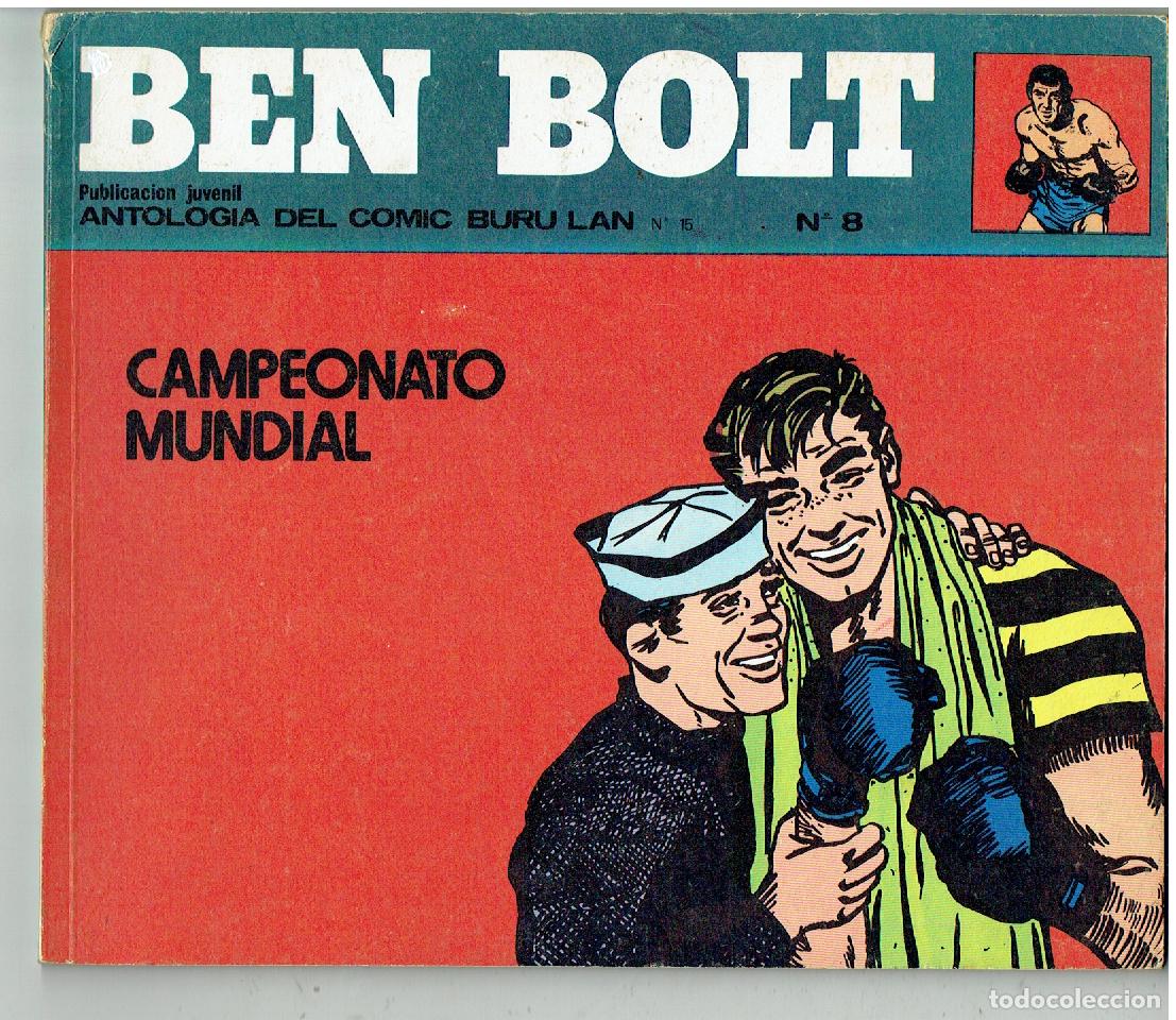C&oacute;mics: BEN BOLT. N&ordm; 7. CAMPEONATO MUNDIAL. BURU LAND COMICS DE AVENTURAS. 1973. (B55.3 RUM)