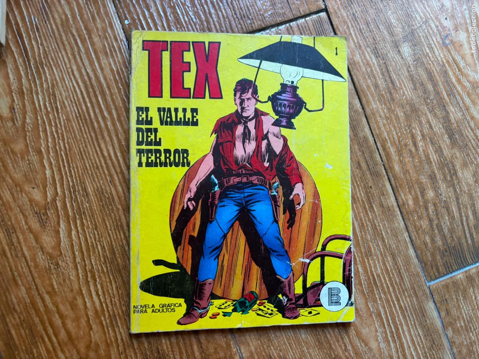 C&oacute;mics: TEX N&ordm; 1 EL VALLE DEL TERROR EDITORIAL BURU LAN BURULAN 1970