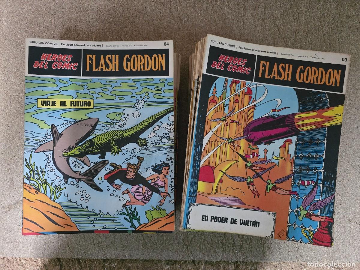 C&oacute;mics: Flash Gordon.Lote 92 Comics.Burulan