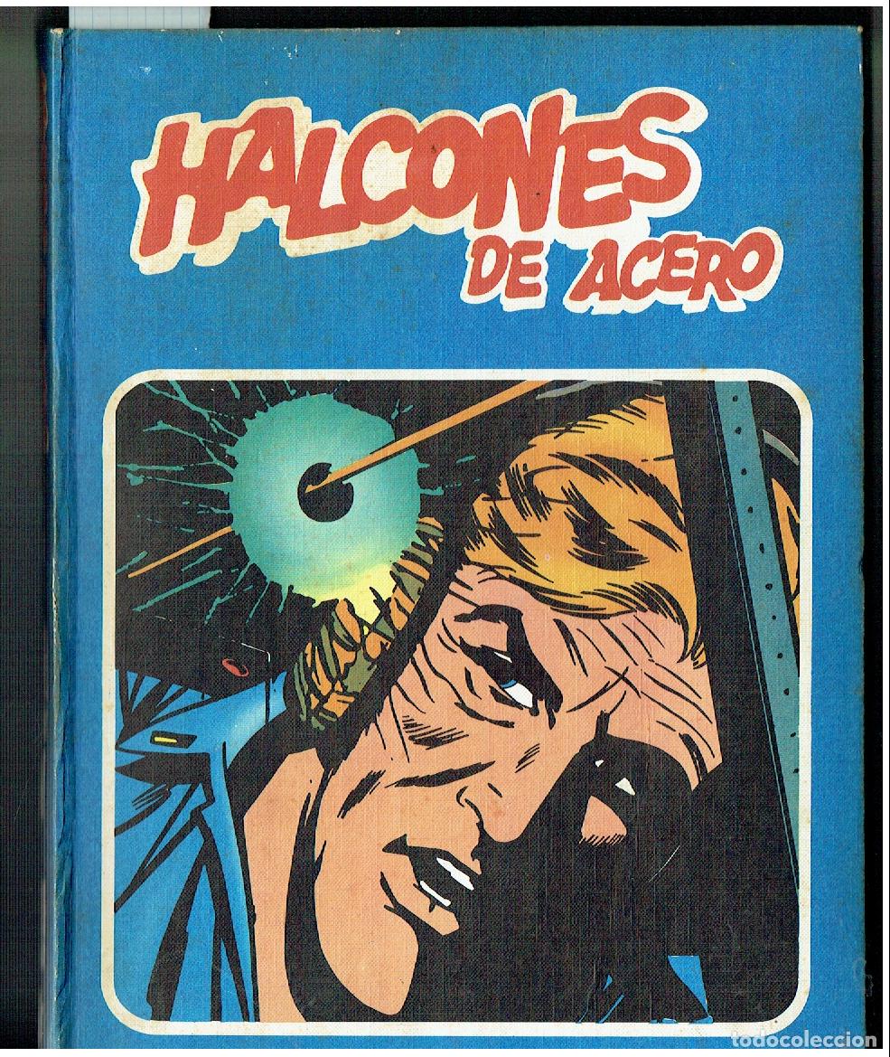 C&oacute;mics: HALCONES DE ACERO. TOMO 1. H&Eacute;ROES DEL COMIC. BURULAN.(B/8. RUM)