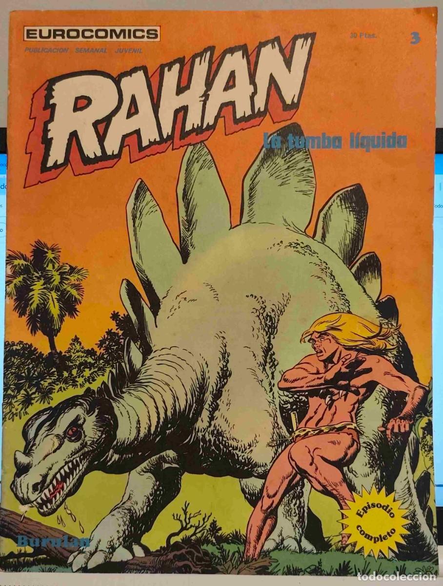 C&oacute;mics: RAHAN N&ordm; 3 - LA TUMBA LIQUIDA - BURULAN 1974 - R.LECUREUX - EUROCOMICS - EPISODIO COMPLETO