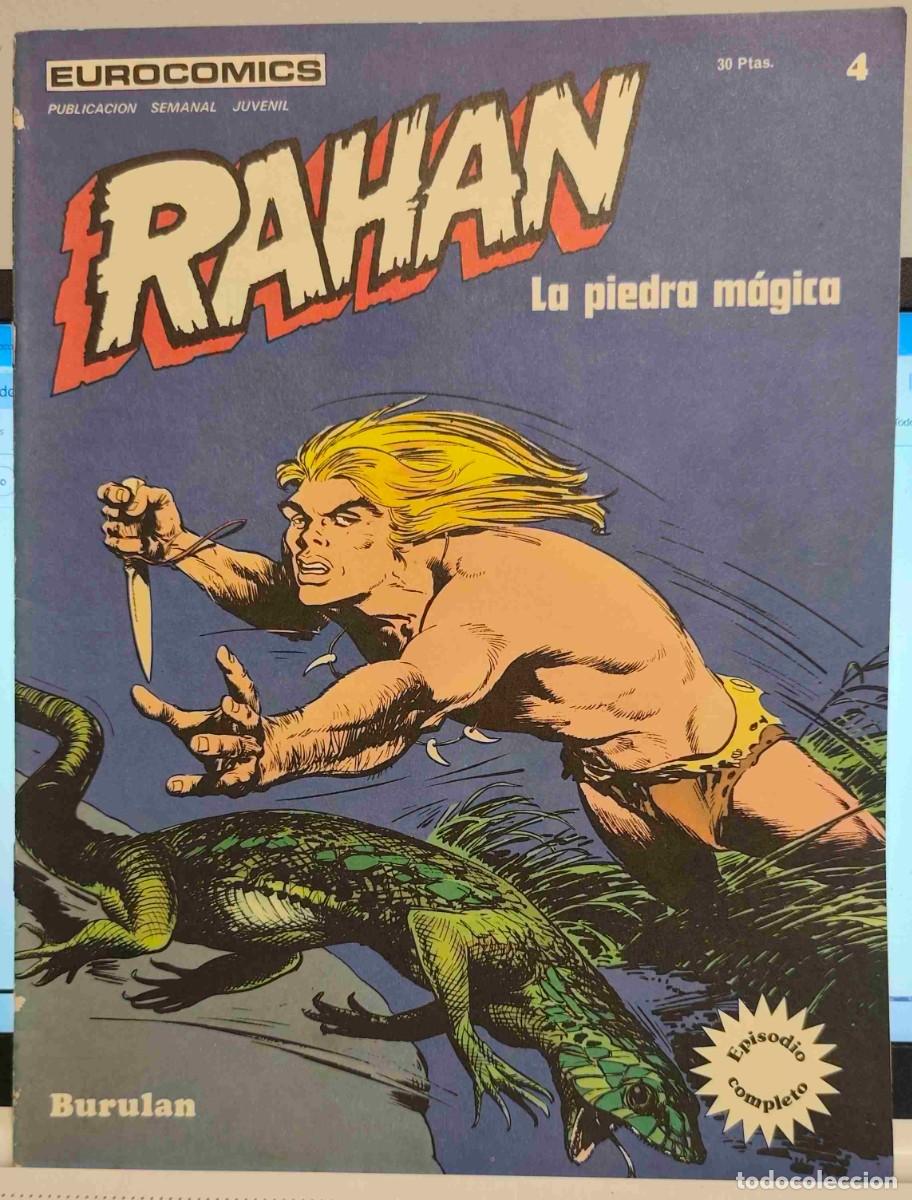 Comics: RAHAN N&ordm; 4 - LA PIEDRA MAGICA - BURULAN 1974 - R.LECUREUX - EUROCOMICS - EPISODIO COMPLETO