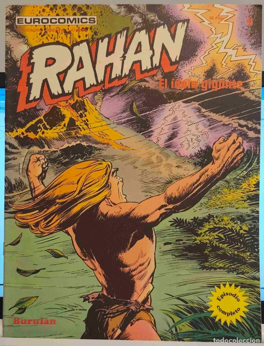 C&oacute;mics: RAHAN N&ordm; 5 - EL IDOLO GIGANTE - BURULAN 1974 - R.LECUREUX - EUROCOMICS - EPISODIO COMPLETO