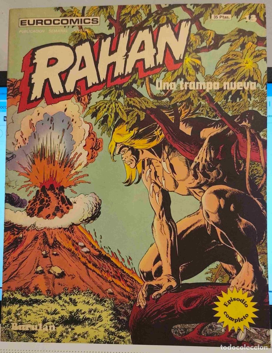 C&oacute;mics: RAHAN N&ordm; 13 - UNA TRAMPA NUEVA - BURULAN 1974 - R.LECUREUX - EUROCOMICS - EPISODIO COMPLETO