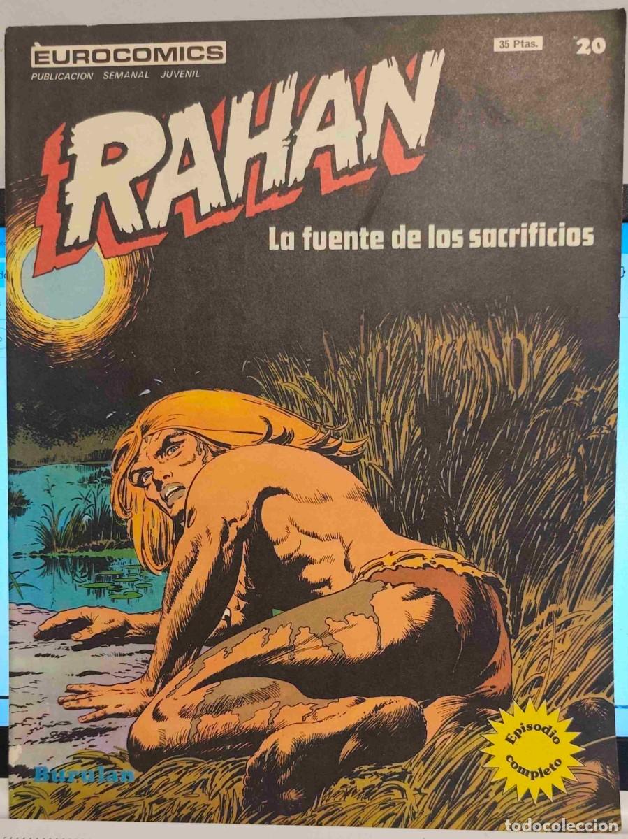 C&oacute;mics: RAHAN - N&ordm; 20 - LA FUENTE DE LOS SACRIFICIOS - BURULAN 1974 - R.LECUREUX - EPISODIO COMPLETO