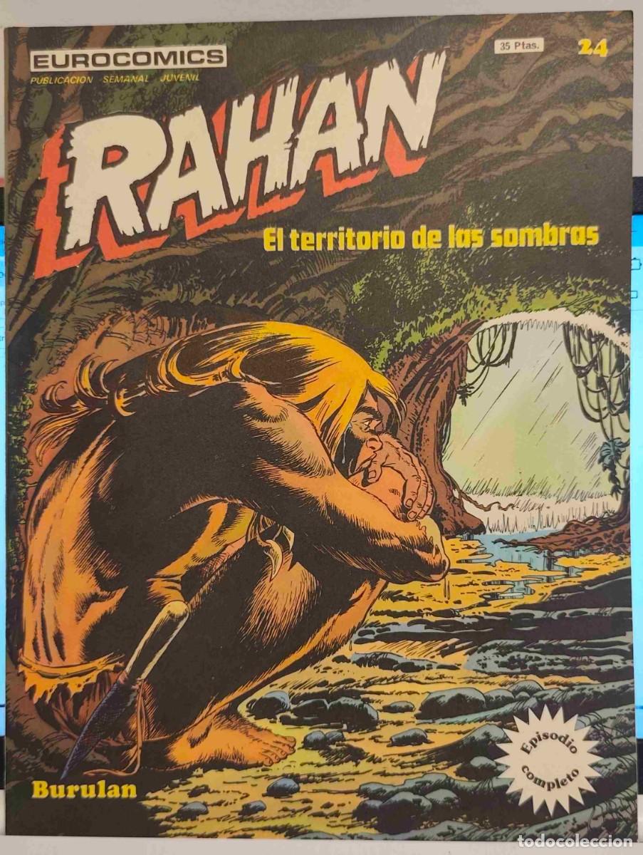 C&oacute;mics: RAHAN - N&ordm; 24 - ULTIMO - EL TERRITORIO DE LAS SOMBRAS - BURULAN 1974 R.LECUREUX - EPISODIO COMPLETO