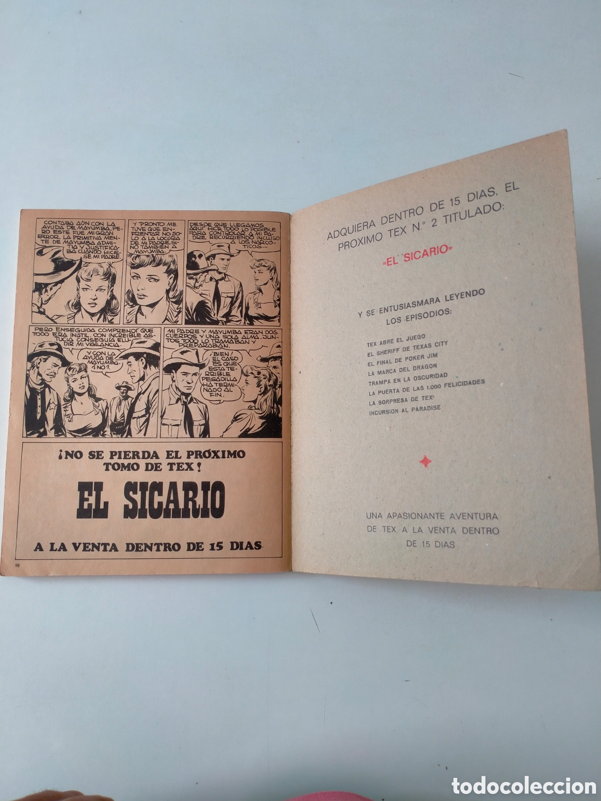 C&oacute;mics: TEX N&Uacute;MERO 1 EDICIONES BURU LAN A&Ntilde;O 1971 - Foto 10
