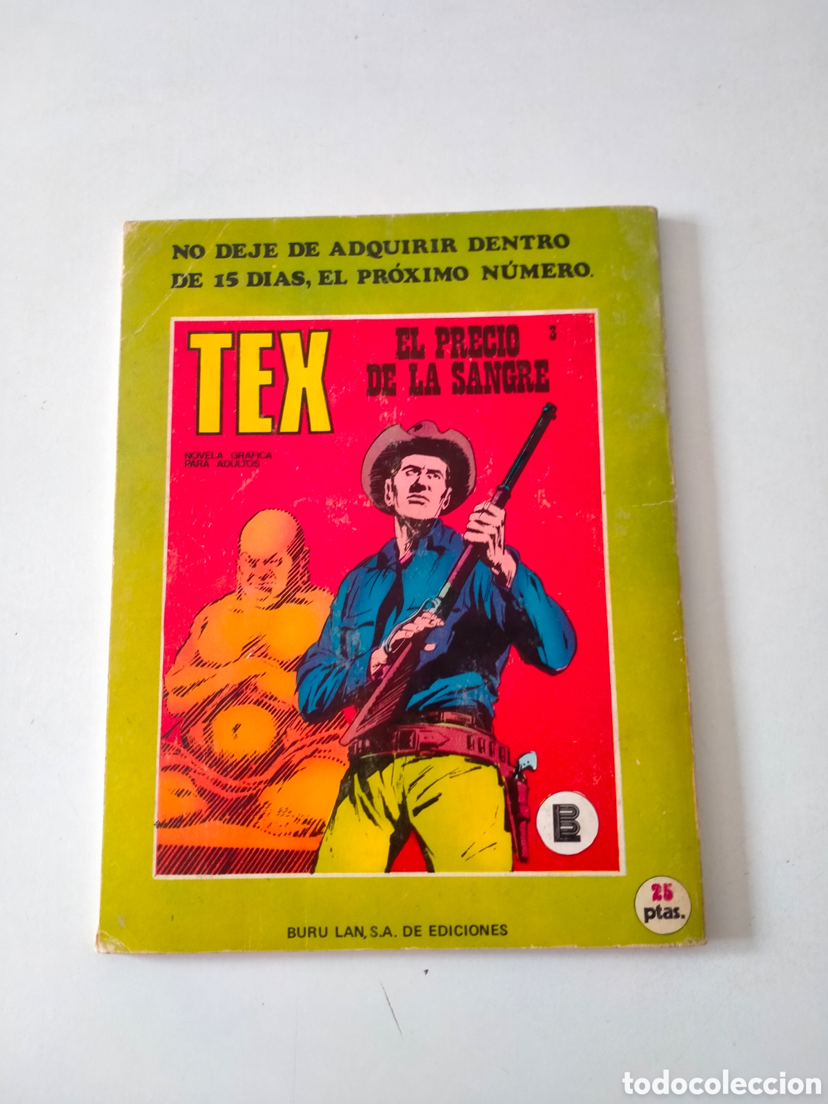 C&oacute;mics: TEX N&Uacute;MERO 2 EDICIONES BURU LAN A&Ntilde;O 1970 - Foto 2