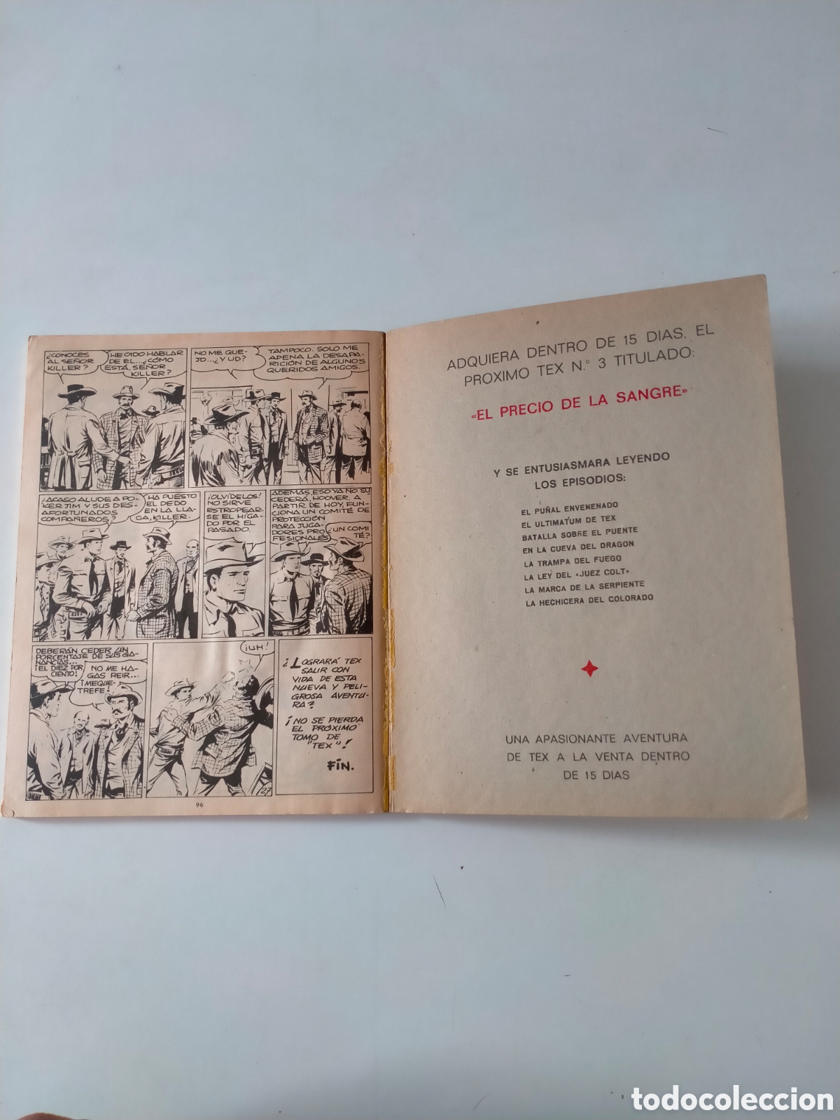 C&oacute;mics: TEX N&Uacute;MERO 2 EDICIONES BURU LAN A&Ntilde;O 1970 - Foto 10