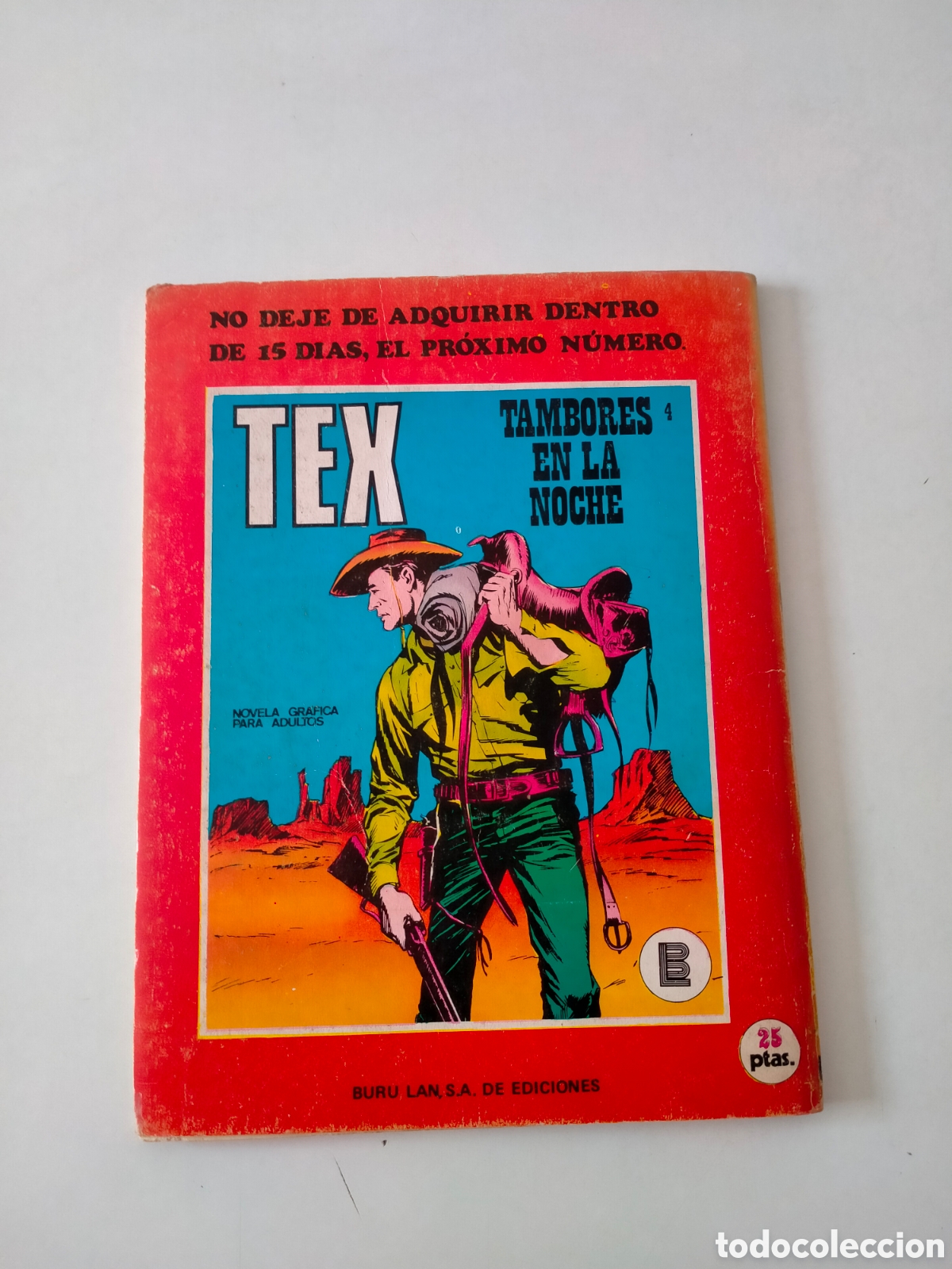 C&oacute;mics: TEX N&Uacute;MERO 3 EDICIONES BURU LAN A&Ntilde;O 1970 - Foto 2