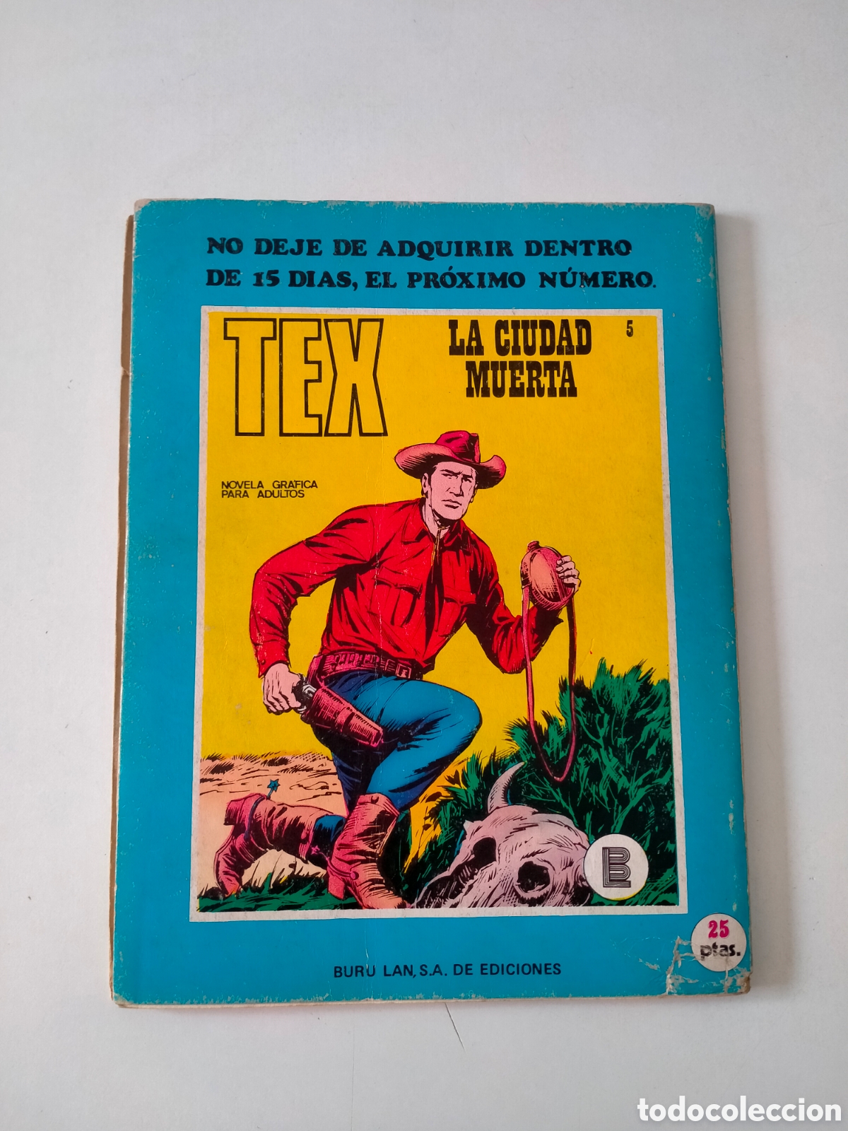 C&oacute;mics: TEX N&Uacute;MERO 4 EDICIONES BURU LAN A&Ntilde;O 1970 - Foto 2
