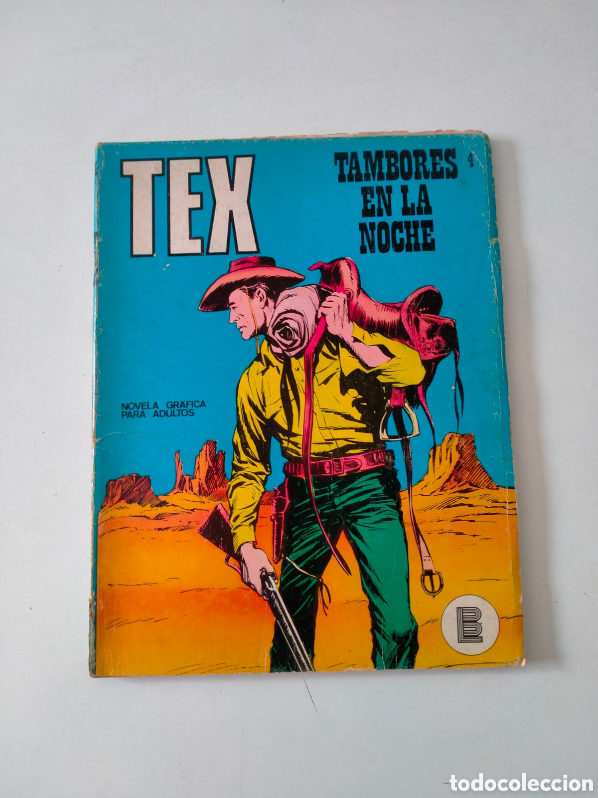 C&oacute;mics: TEX N&Uacute;MERO 4 EDICIONES BURU LAN A&Ntilde;O 1970