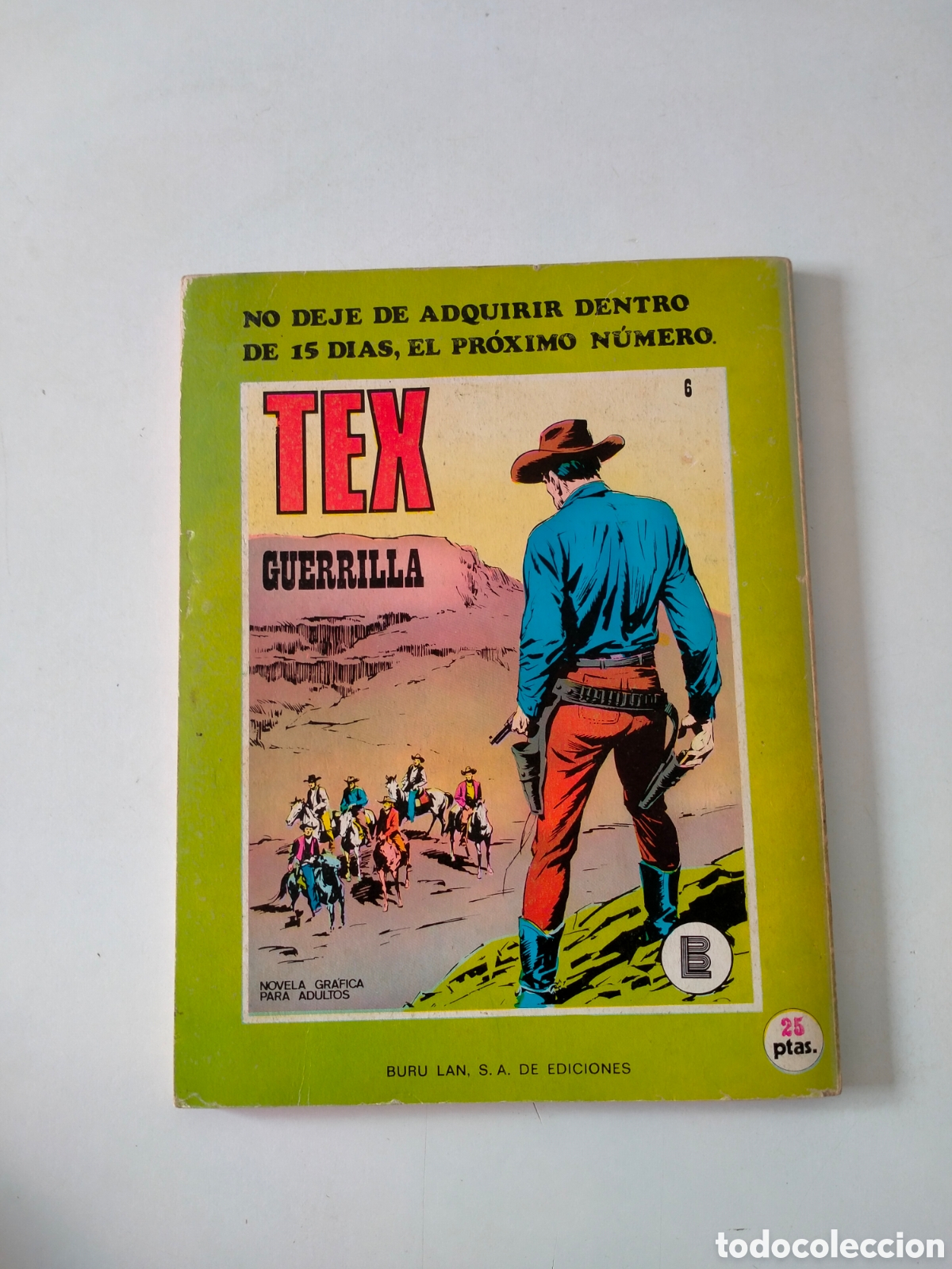 C&oacute;mics: TEX N&Uacute;MERO 5 EDICIONES BURU LAN A&Ntilde;O 1971 - Foto 2