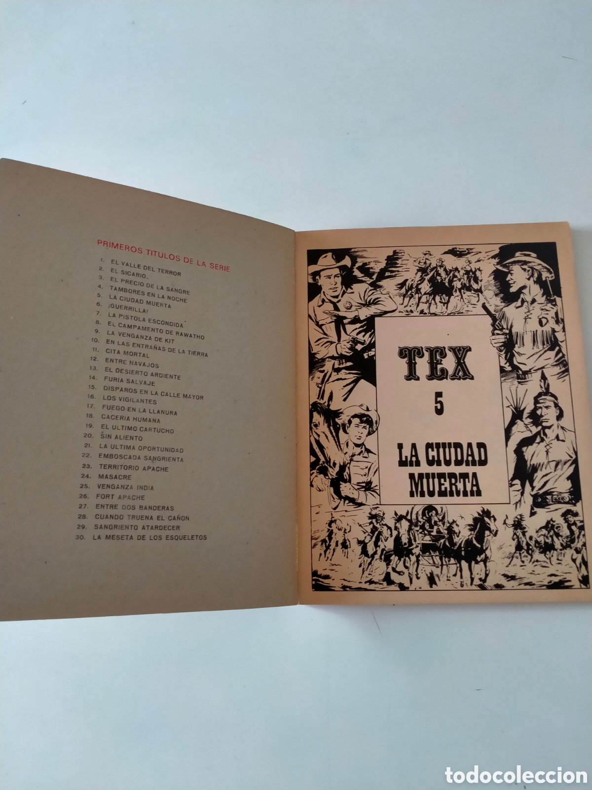 C&oacute;mics: TEX N&Uacute;MERO 5 EDICIONES BURU LAN A&Ntilde;O 1971 - Foto 4