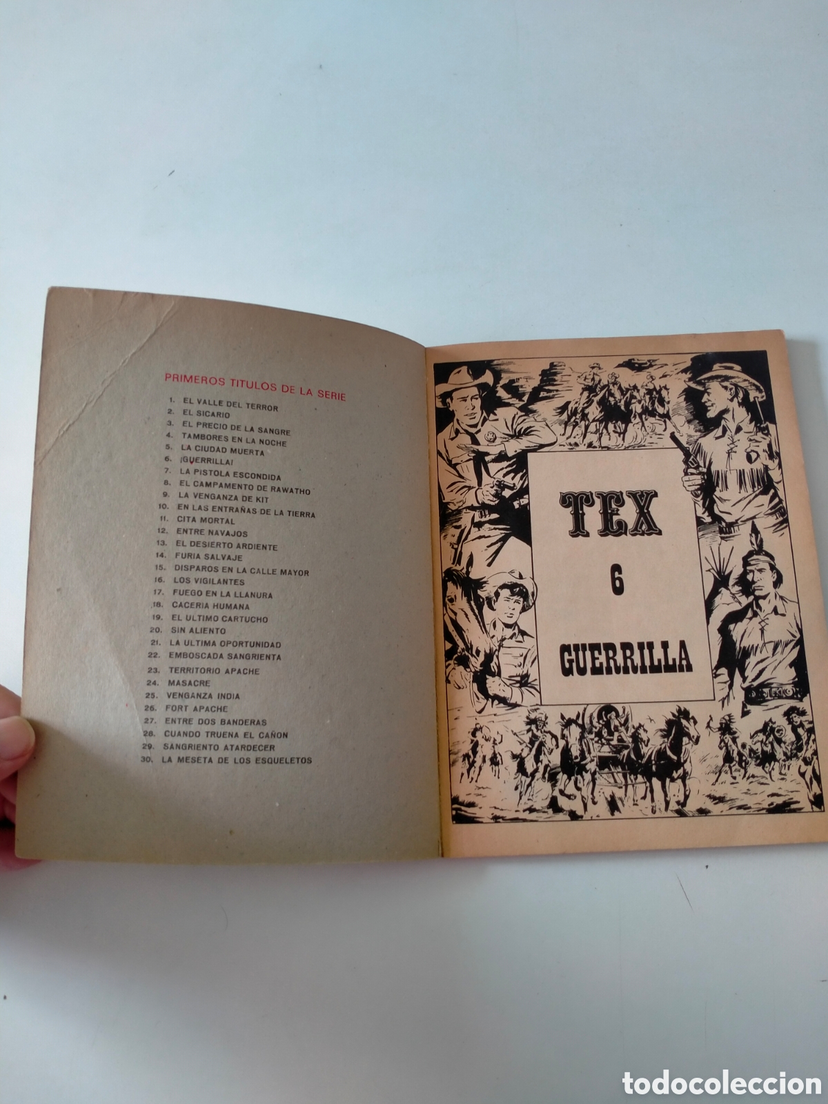 C&oacute;mics: TEX N&Uacute;MERO 6 EDICIONES BURU LAN A&Ntilde;O 1971 - Foto 4