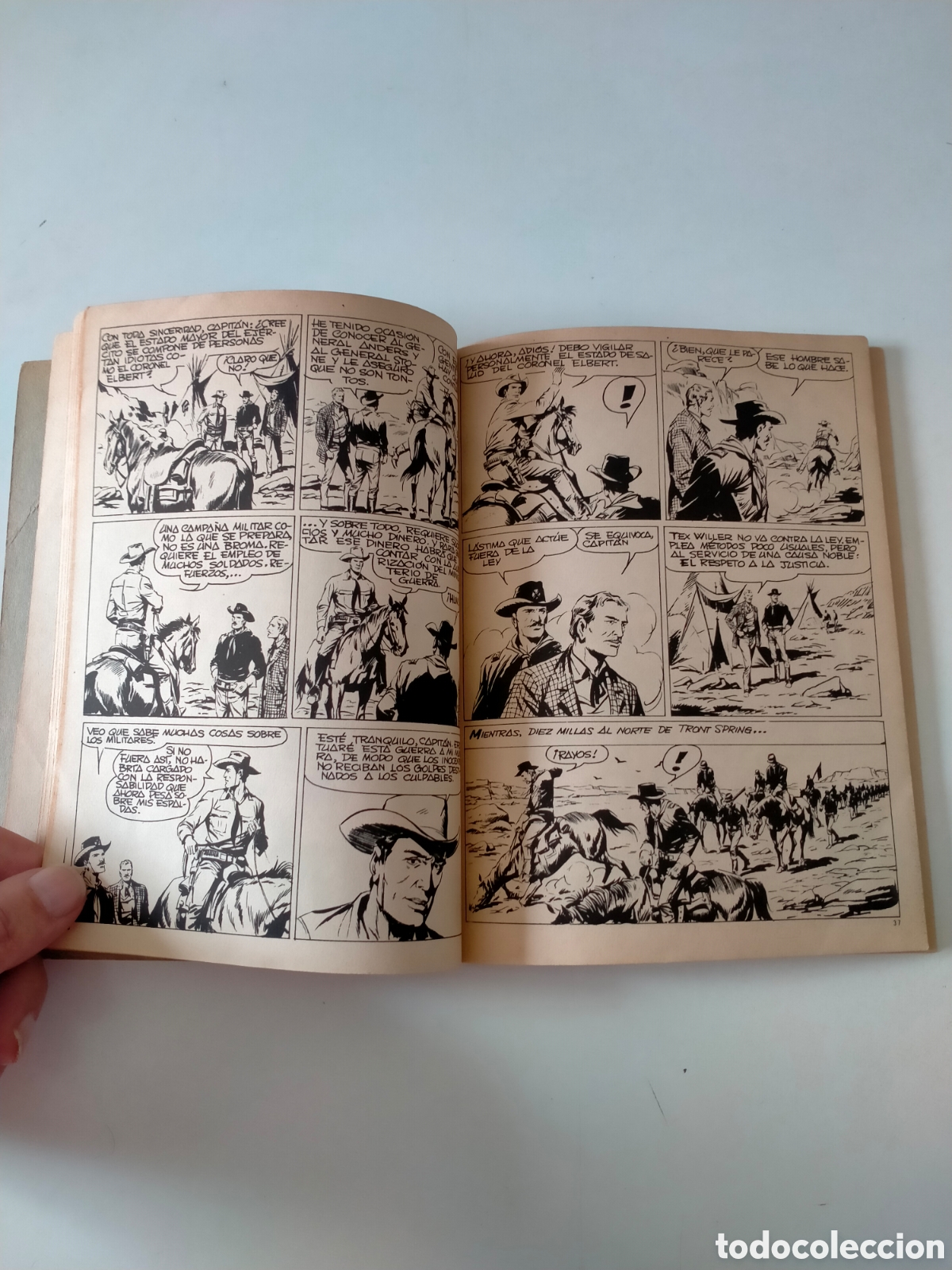 C&oacute;mics: TEX N&Uacute;MERO 6 EDICIONES BURU LAN A&Ntilde;O 1971 - Foto 8