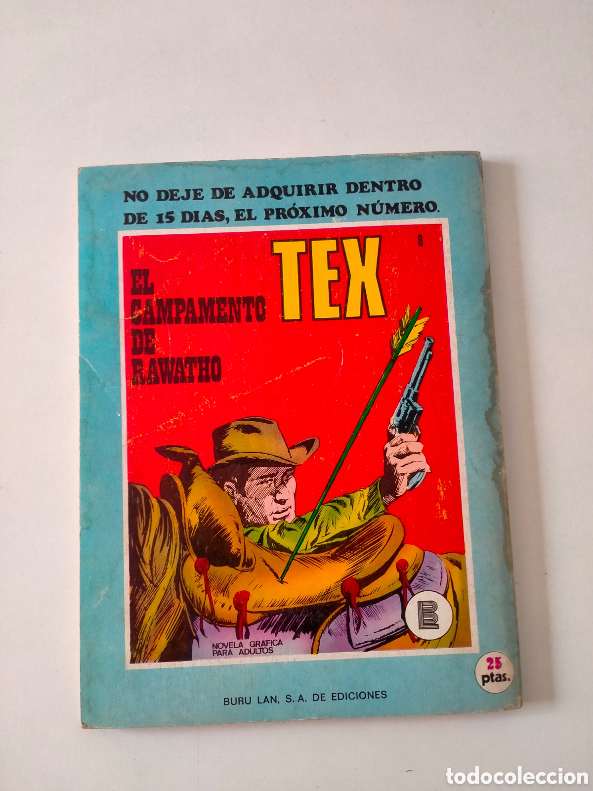 C&oacute;mics: TEX N&Uacute;MERO 7 EDICIONES BURU LAN A&Ntilde;O 1971 - Foto 2