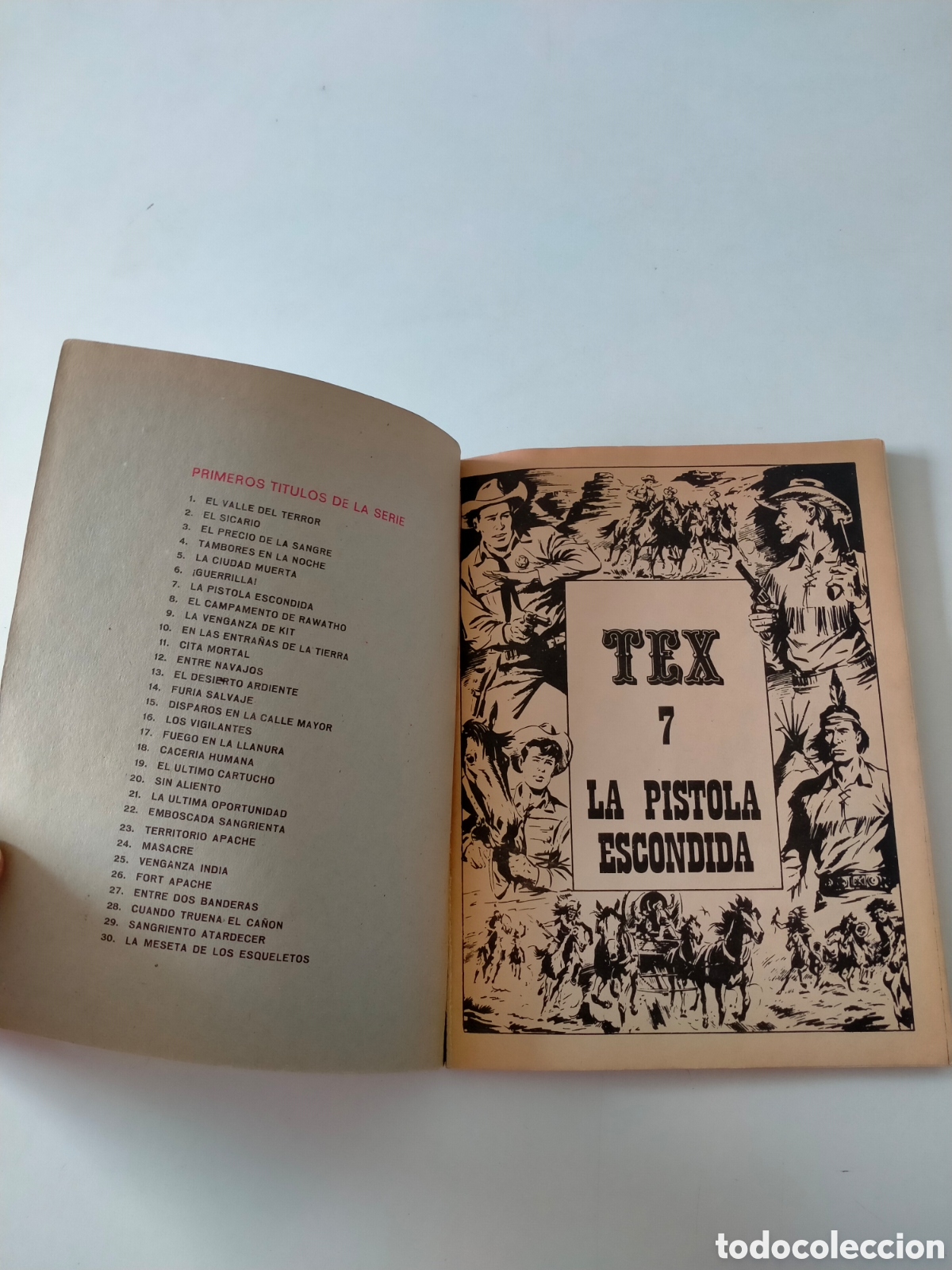 C&oacute;mics: TEX N&Uacute;MERO 7 EDICIONES BURU LAN A&Ntilde;O 1971 - Foto 4
