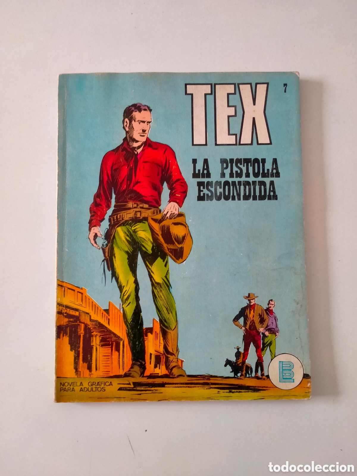 C&oacute;mics: TEX N&Uacute;MERO 7 EDICIONES BURU LAN A&Ntilde;O 1971