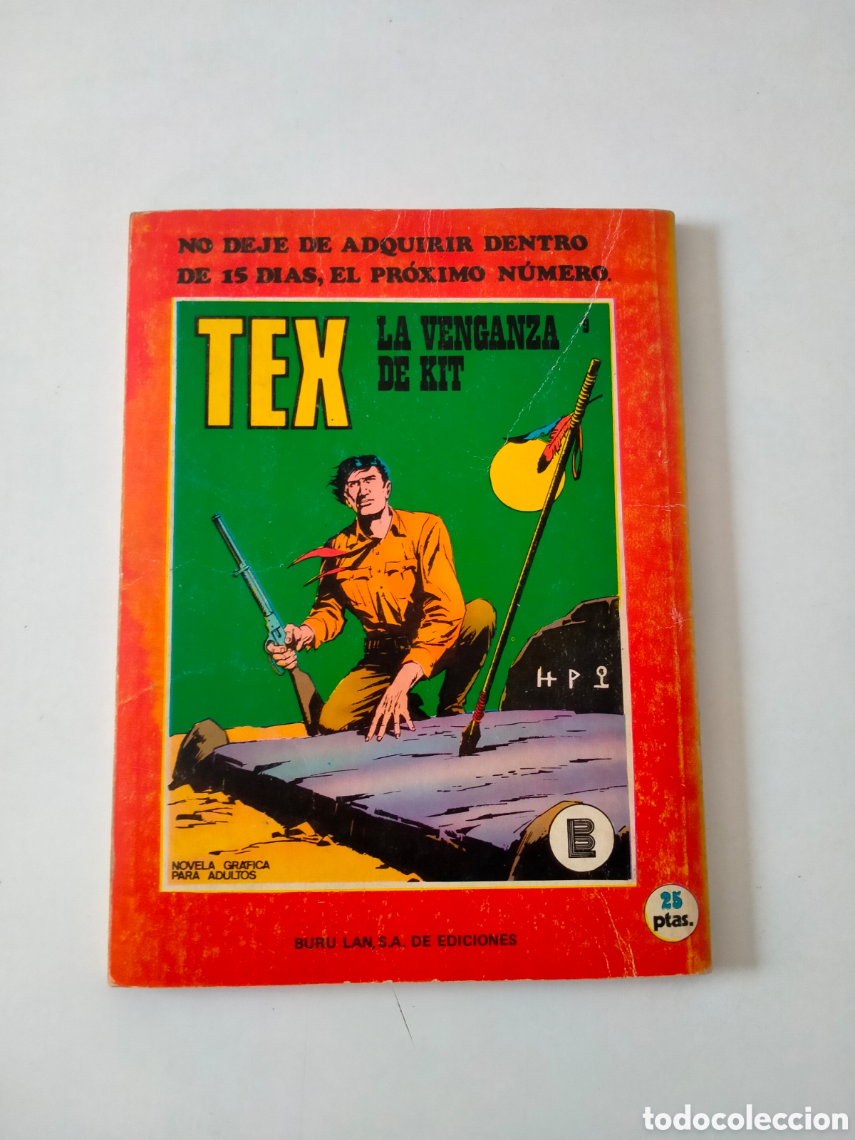 C&oacute;mics: TEX N&Uacute;MERO 8 EDICIONES BURU LAN A&Ntilde;O 1971 - Foto 2