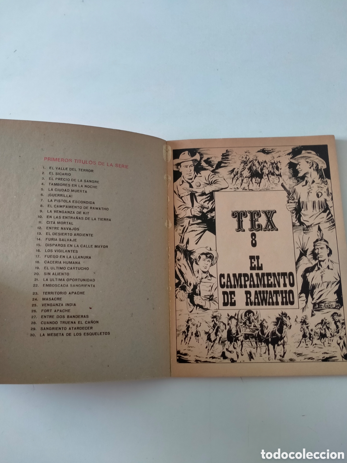 C&oacute;mics: TEX N&Uacute;MERO 8 EDICIONES BURU LAN A&Ntilde;O 1971 - Foto 4