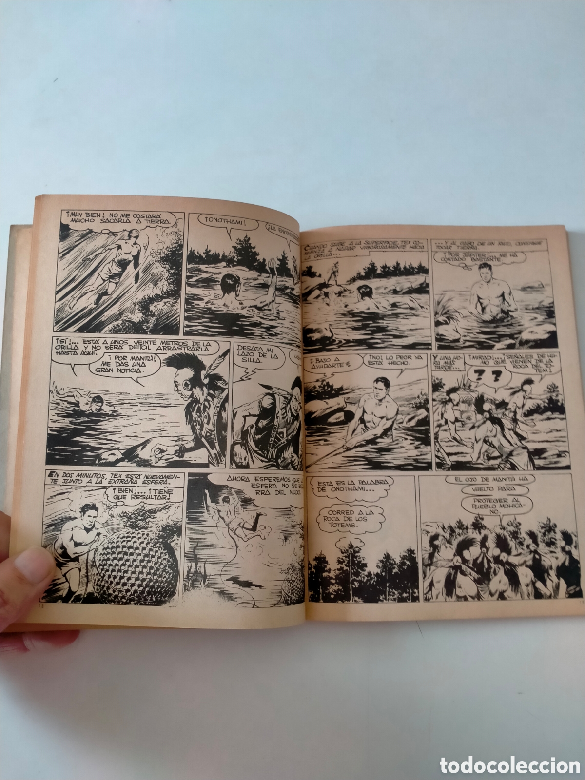 C&oacute;mics: TEX N&Uacute;MERO 8 EDICIONES BURU LAN A&Ntilde;O 1971 - Foto 6